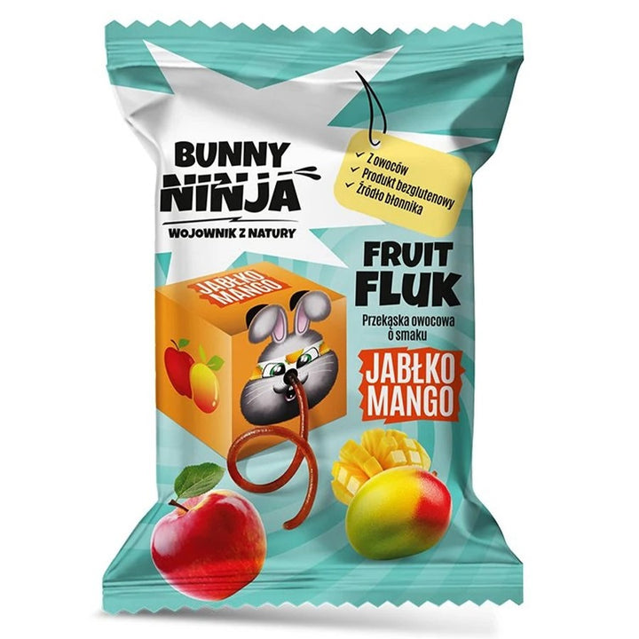 Obuolių-mango vaisių užkandis Fruit Fluk, 15 g