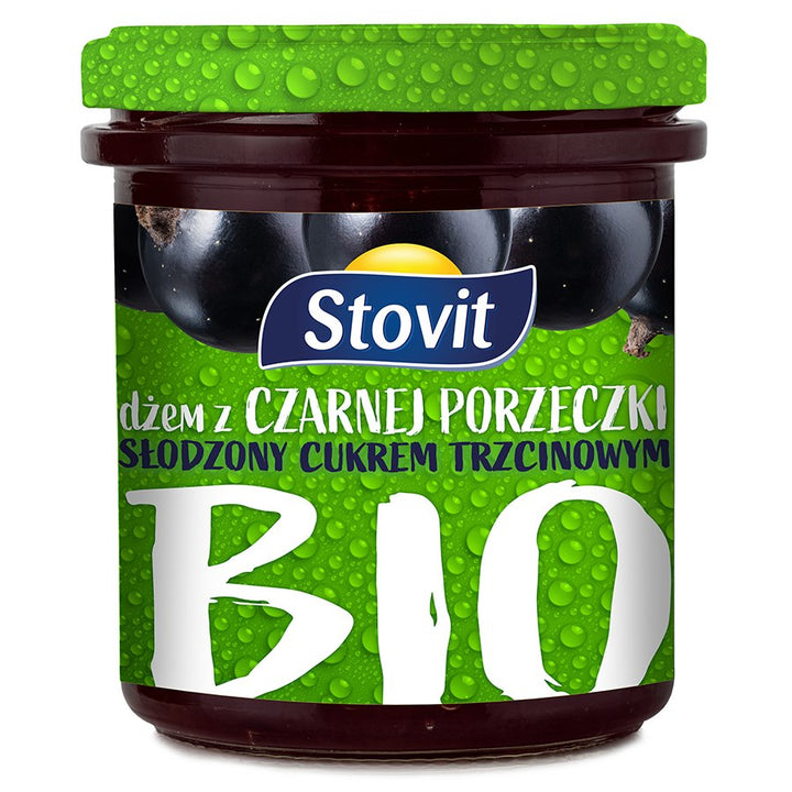Stovit BIO juodųjų serbentų uogienė, 200g
