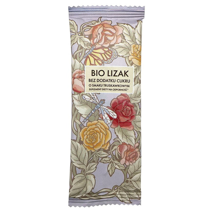 Bio Ledinukas su braškių skoniu be pridėtinio cukraus Lizuu BIO 6g